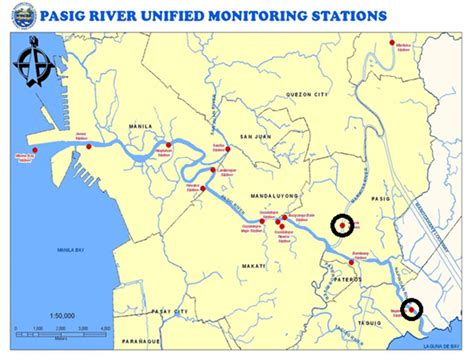 pasig river map